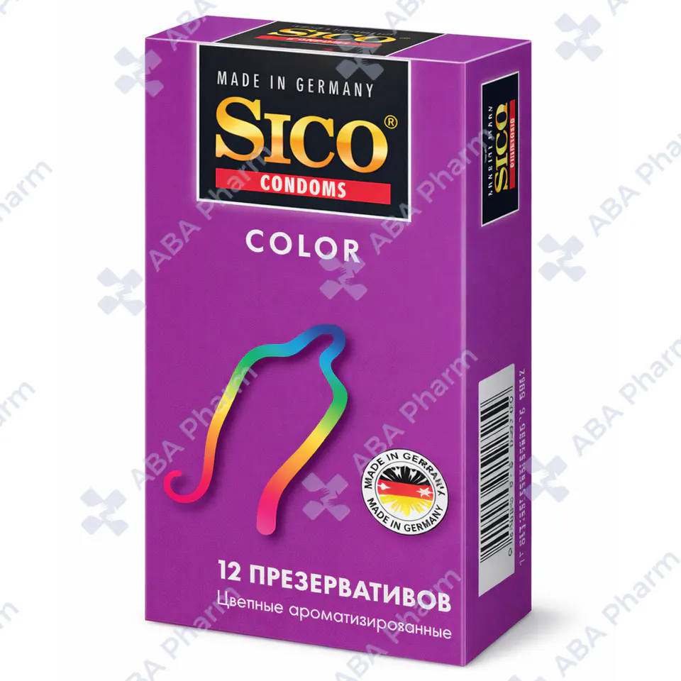 Condoms Sico x12 Color , colored and flavored №1