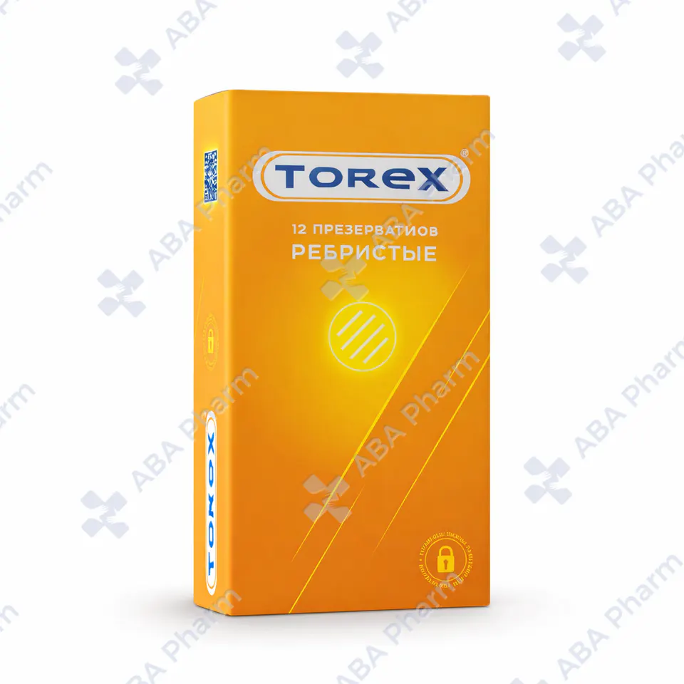 Презерватив Торекс ребристые x12 №1