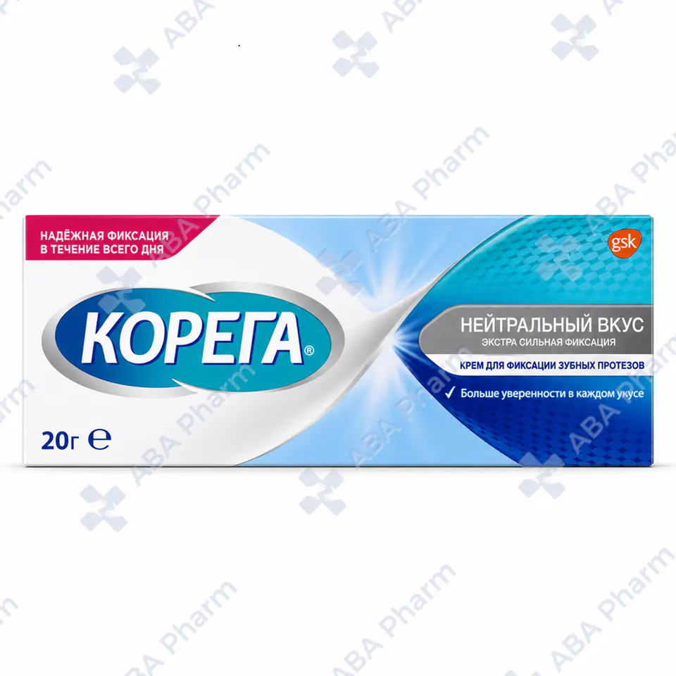 Корега клей нейтральный вкус 20г тюб. №1