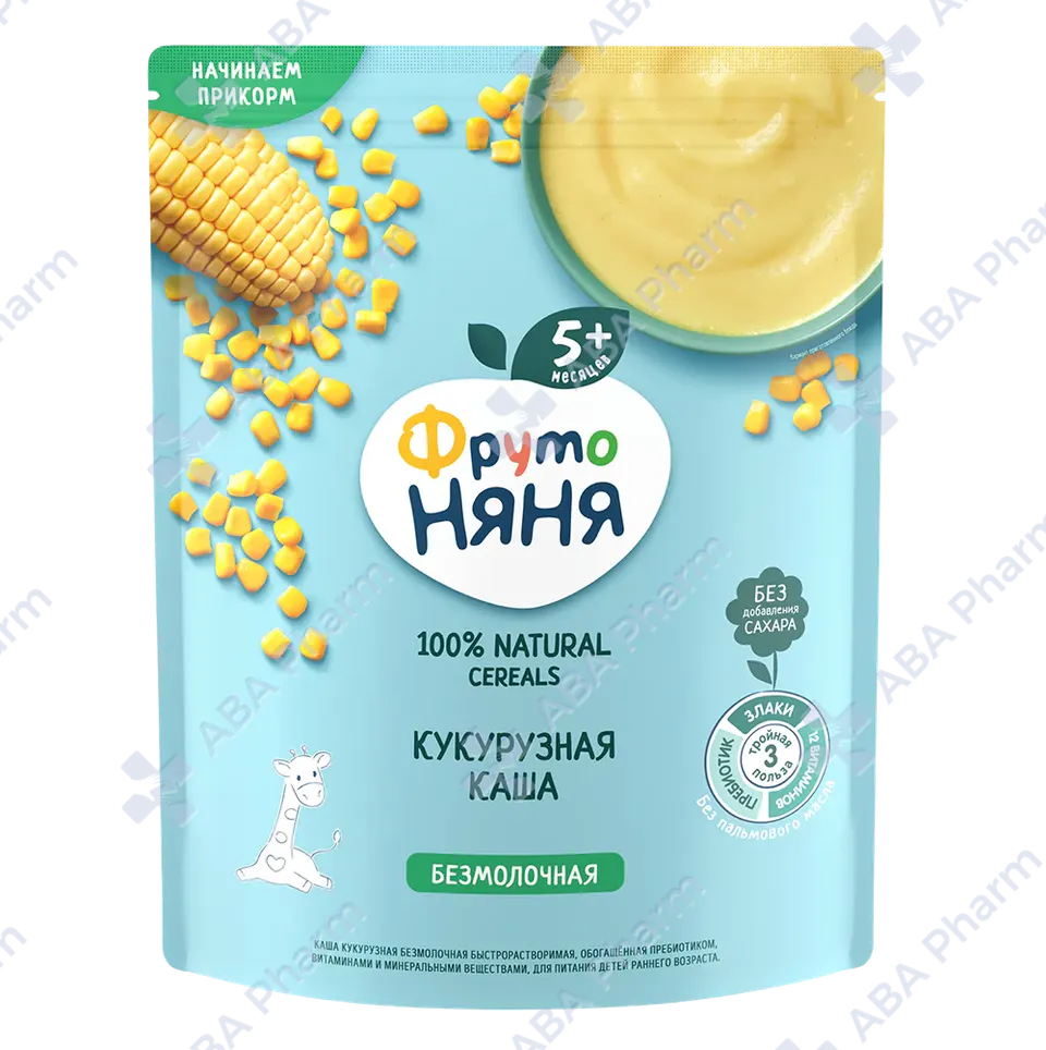 Фруто Няня каша безмолочная кукурузная с 5 мес. 180г. №1