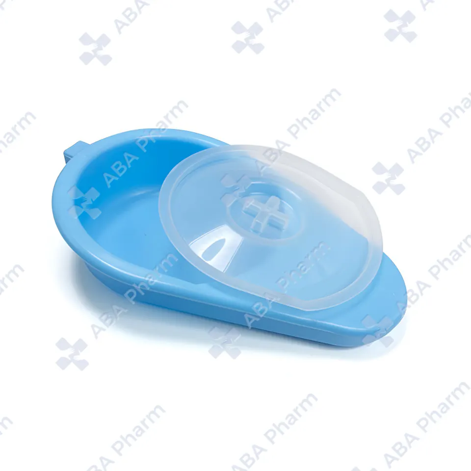 Polymer medical bedpan with lid №1