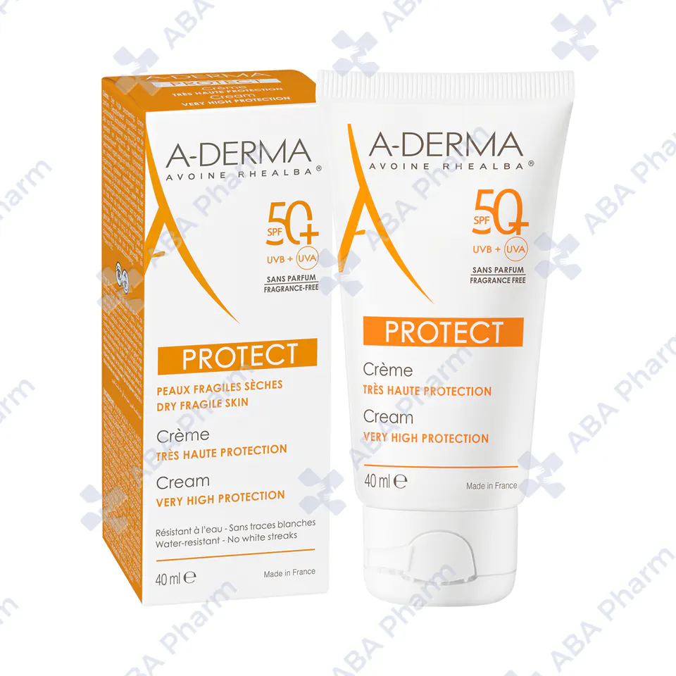 А-Дерма Солнцезащ. крем для лица протект SPF50+ д/сухой хрупкой кожи 40мл 276219 №1