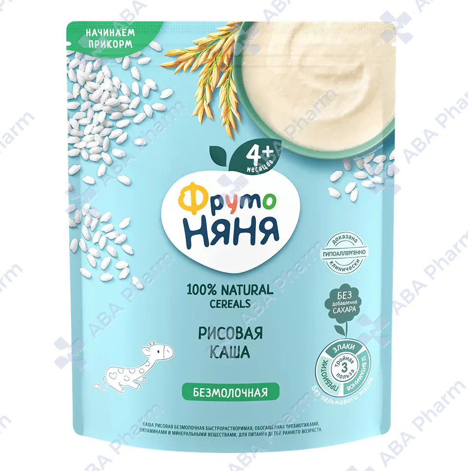 Фруто Няня каша безмолочная рисовая с 4 мес. 200г №1