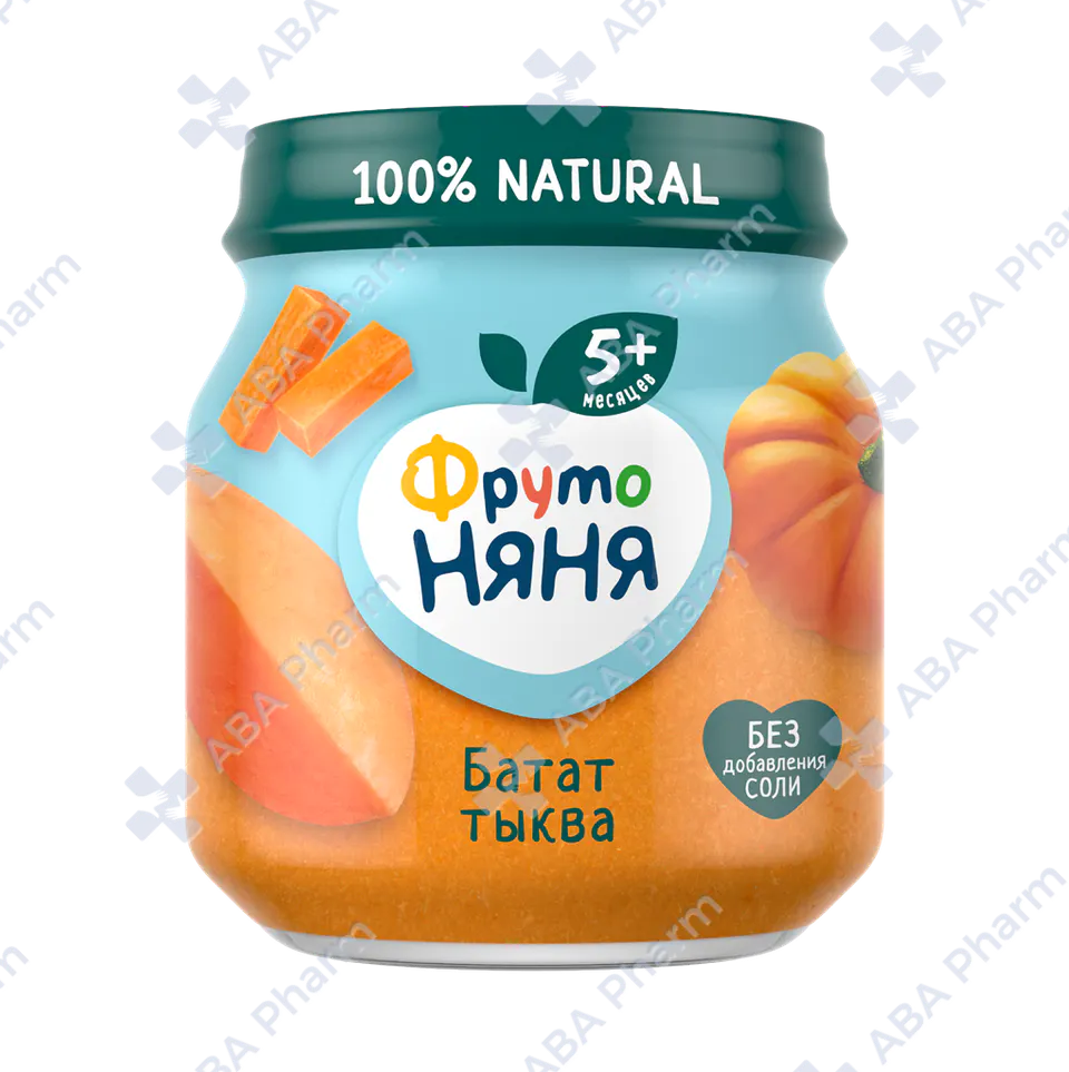 Fruto Nyanya Sweet Potato Pumpkin Puree, 5 months, 110g №1