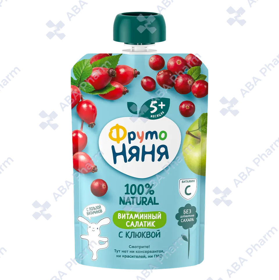 Fruto Nyanya fruit puree 079004 vitamin salad from 5 months 90 g №1