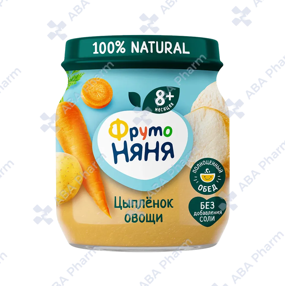 Фруто Няня пюре цыпленок с рисом и овощами с 8 мес. 100г №1