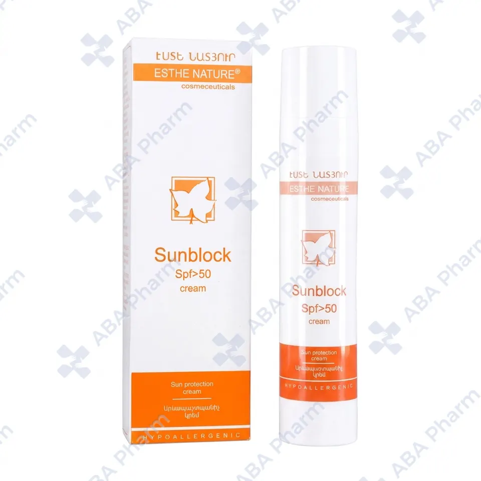 ЭстеНатур Санблок солнцезащитный крем SPF50+ 50мл №1