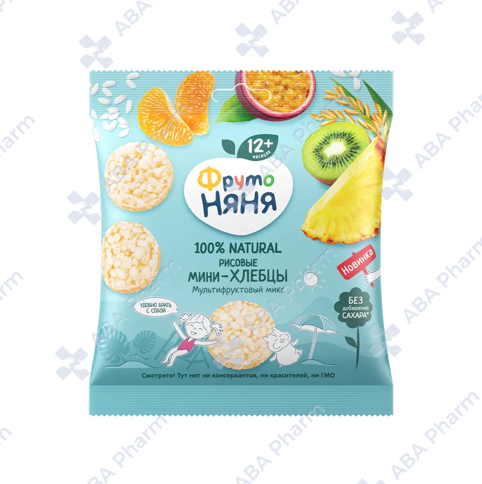 Frutonyanya Mini Multifruit Mix Breads 12+ 30g №1