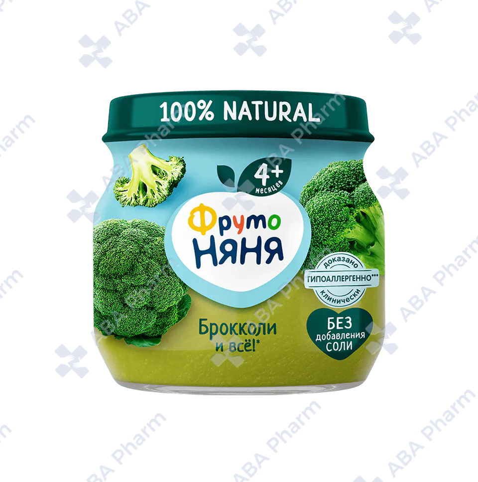 Frutonyanya vegetable puree 078003 broccoli from 4 months 80g №1