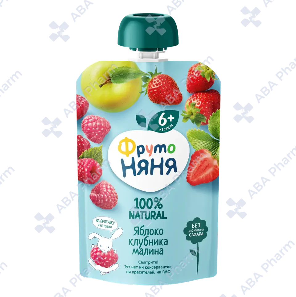 Fruto Nyanya dessert 079019 from apples, strawberries and raspberries 90g №1