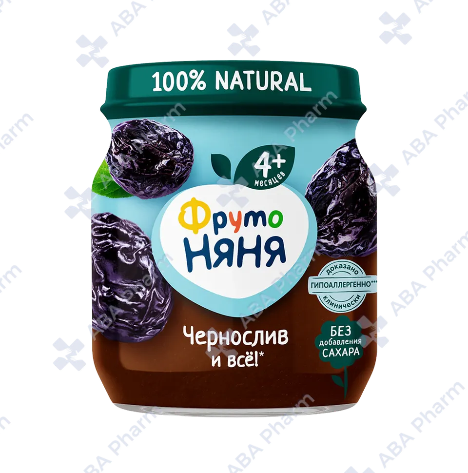 Fruto Nyanya fruit puree. prunes from 4 months 100 g №1