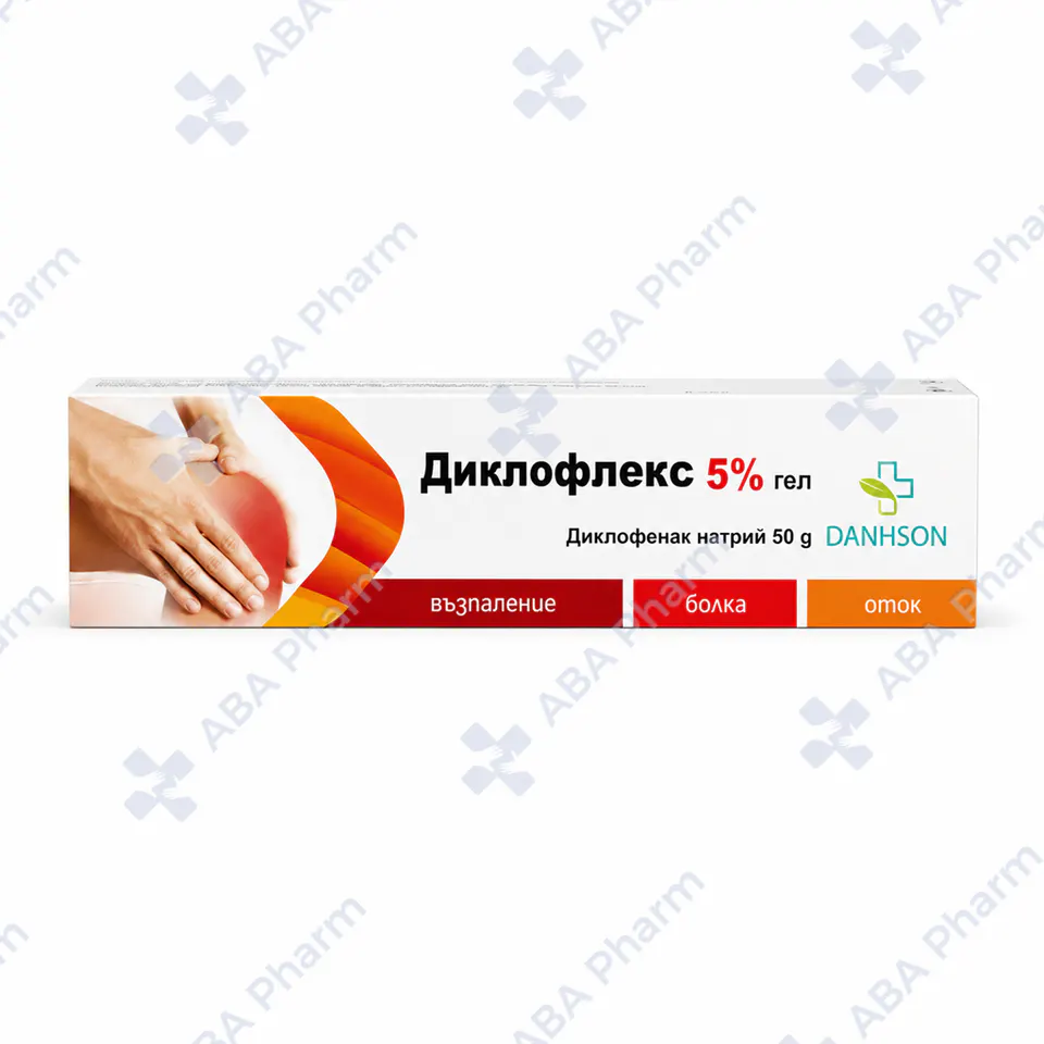 Դիկլոֆլեքս 5% դոնդող 50գ պարկուճ №1