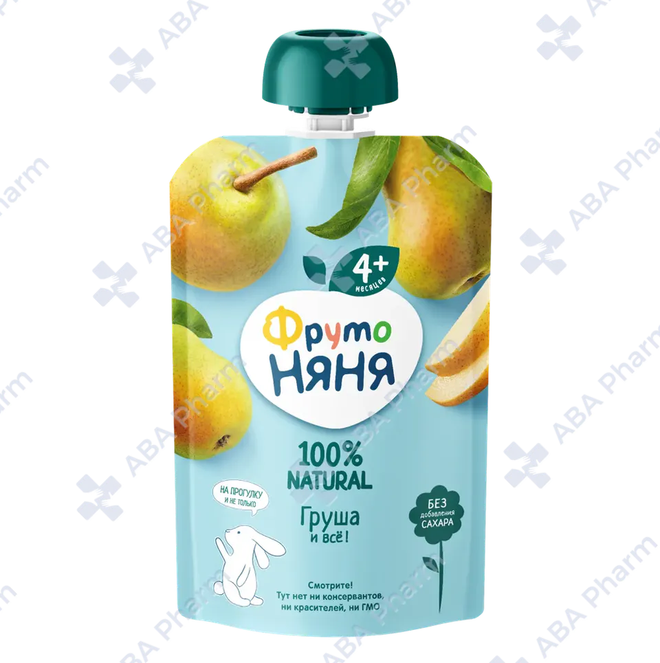 Fruto Nyanya pouch pear from 4 months 90g №1