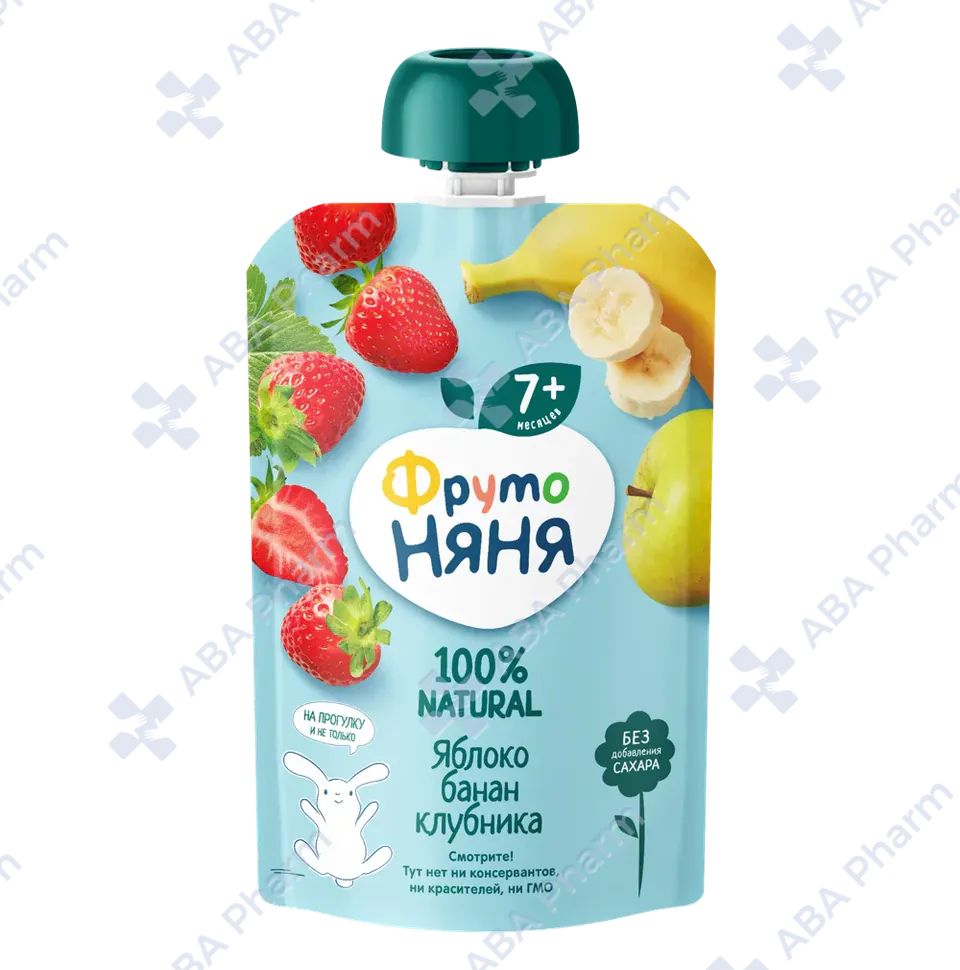 Fruto Nyanya dessert 079007 from apples, bananas and strawberries 90g №1