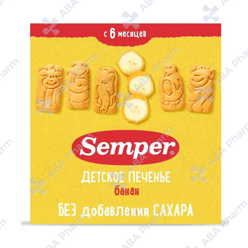 Семпер печенье банановое 125г №1