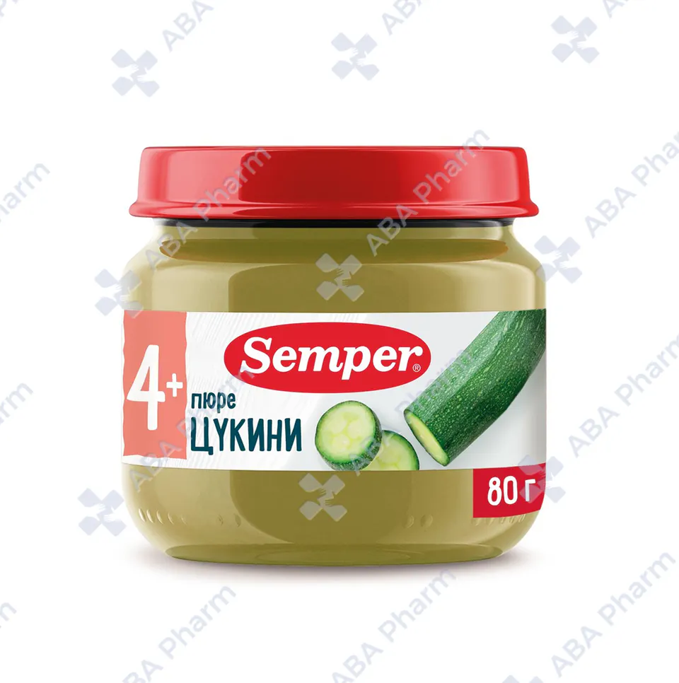 Semper zucchini puree from 4 months. 80g №1