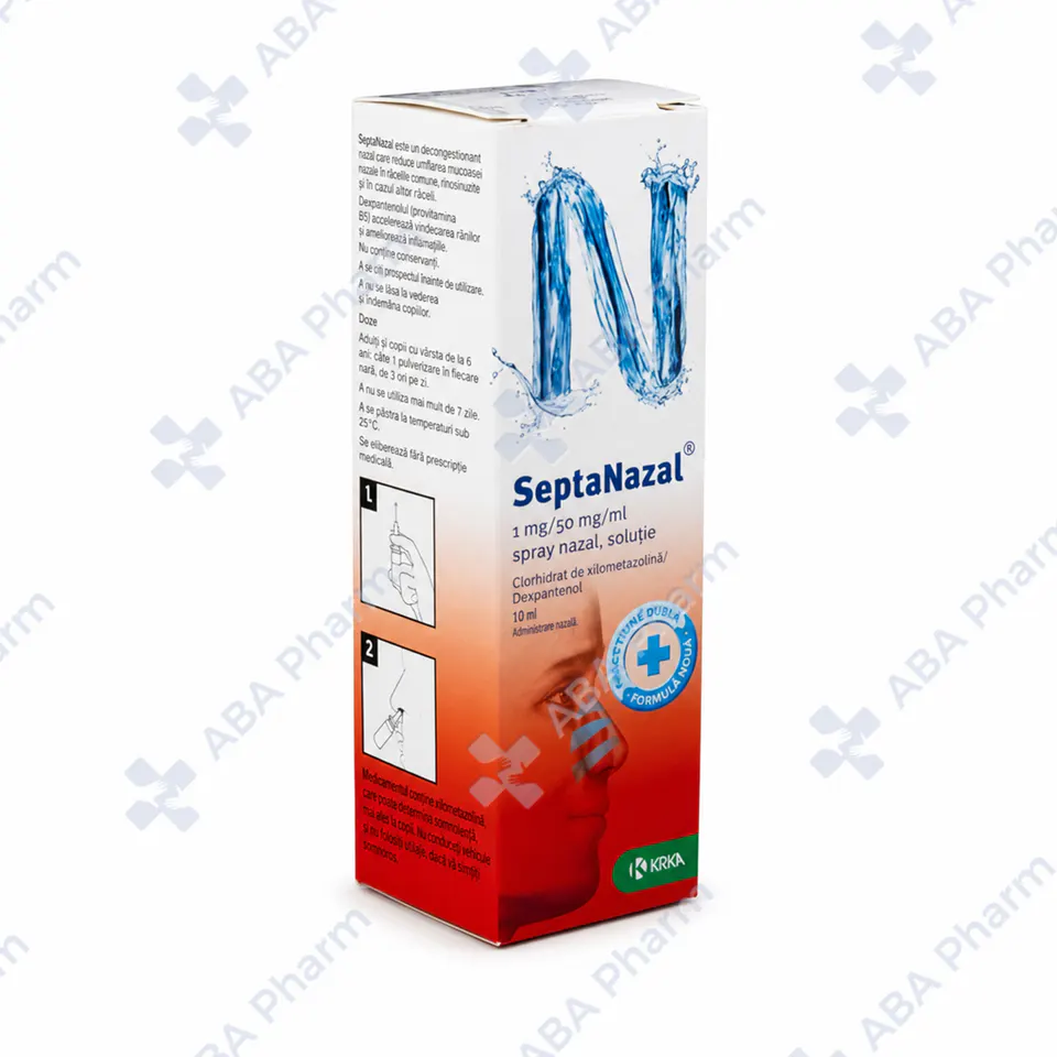 Septanazal for adults 1 mg/50mg 10ml №1