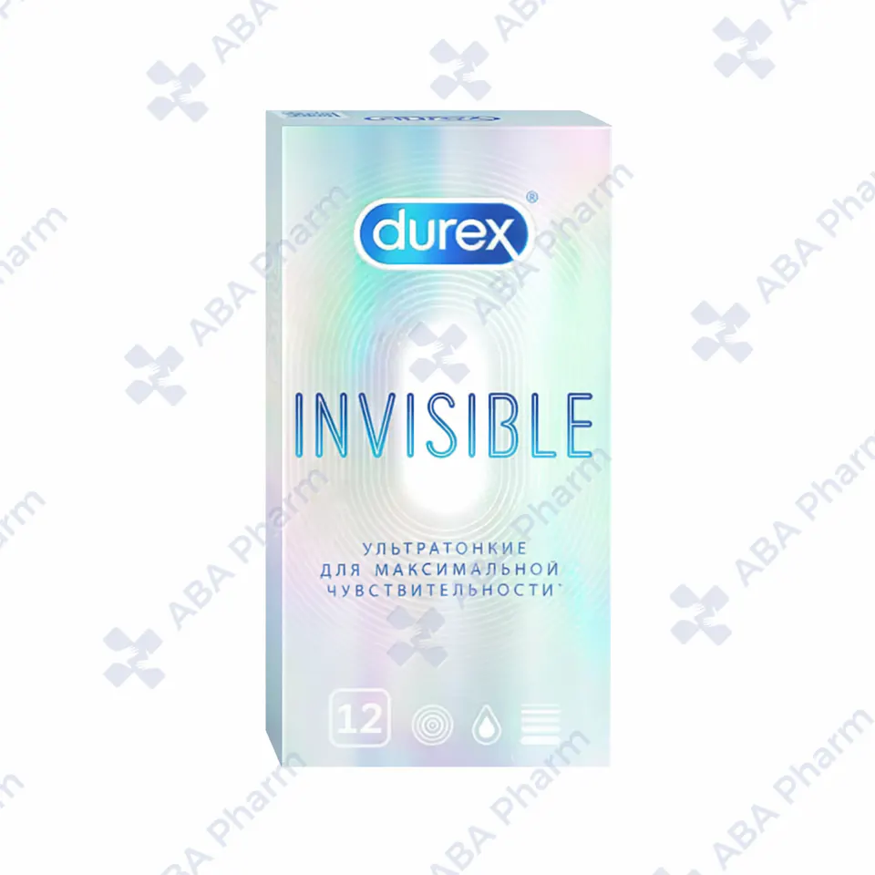 Condom Durex x 12 Invisible ultra thin №1