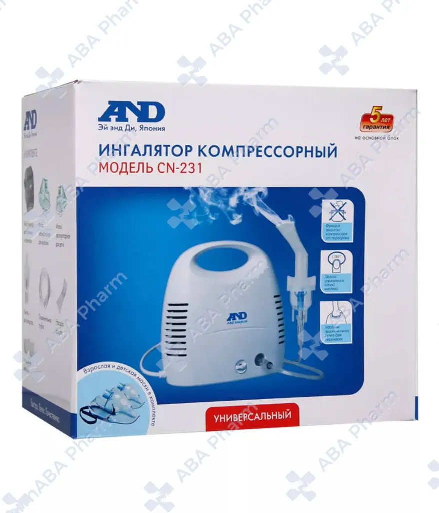 Ингалятор небулайзер Эй Энд Ди CN-231 №1