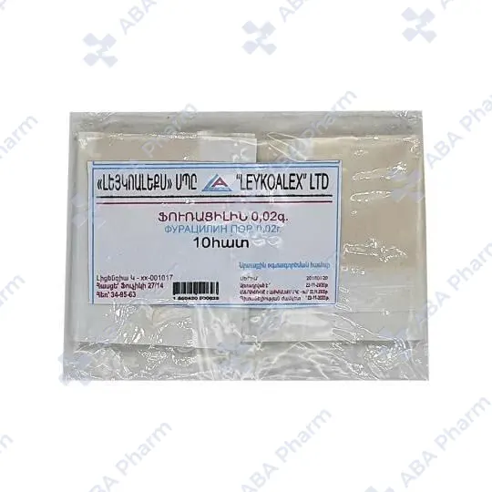 Furacilin por 0.02g x10 №1