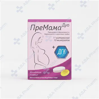 ПреМама Дуо таб х30 + капс х30 №30