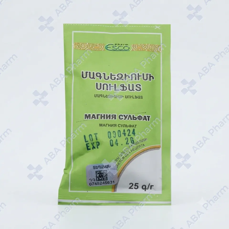 Magnesium sulfate powder 25gr  №1