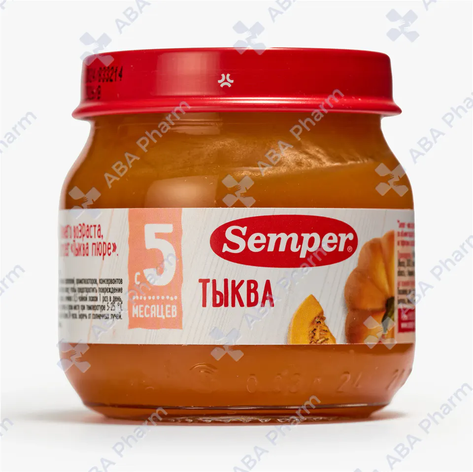 Semper pumpkin puree 5 months 80g №1