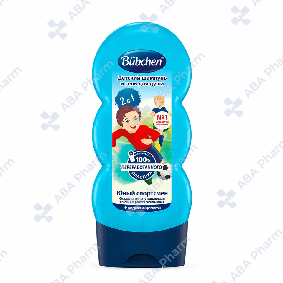 Bubchen shampoo and shower gel young athlete 230ml №1