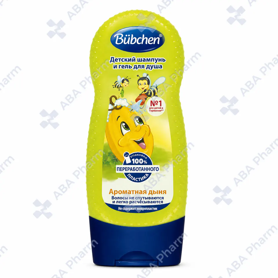 Bubchen  melon scented shampoo and shower gel 230ml №1