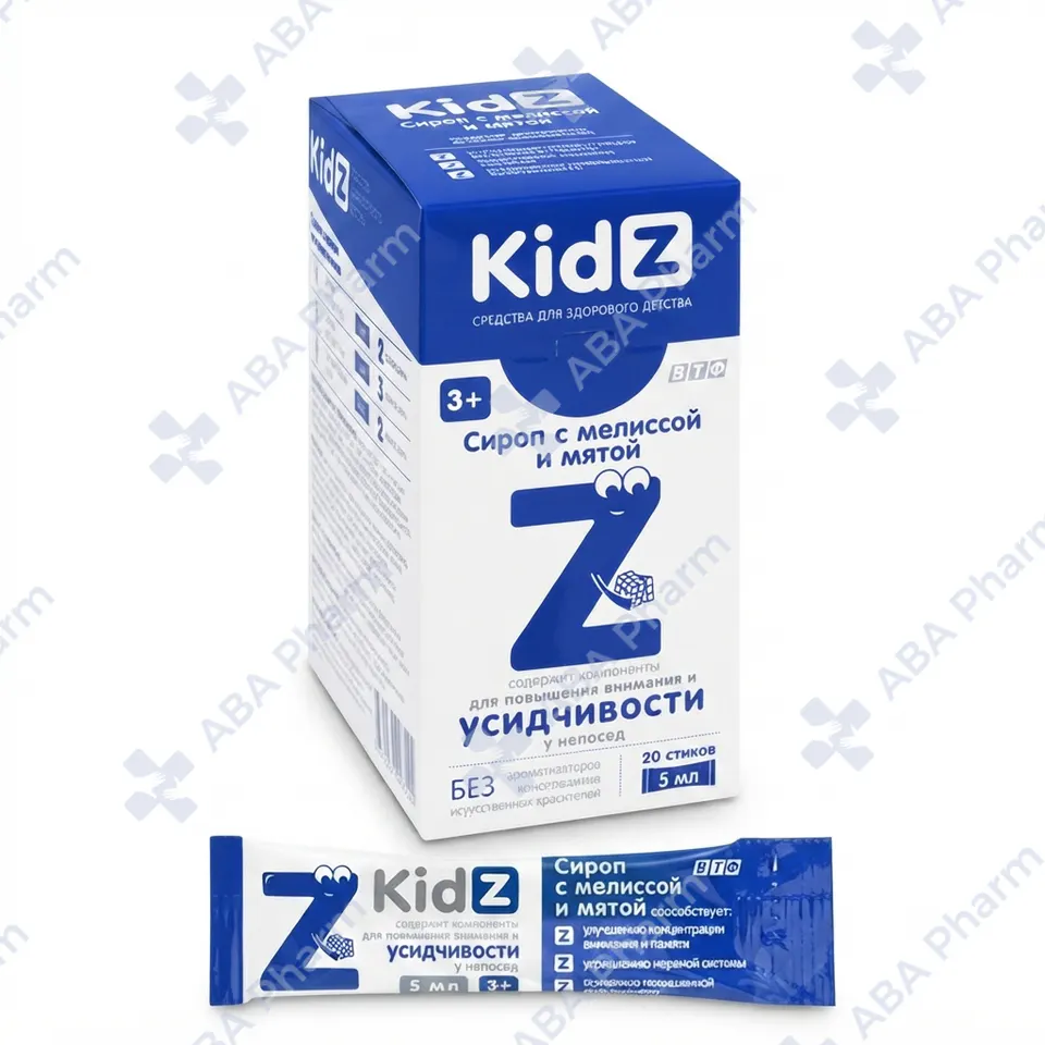 Kidz syrup with lemon balm and mint stick 5ml №20