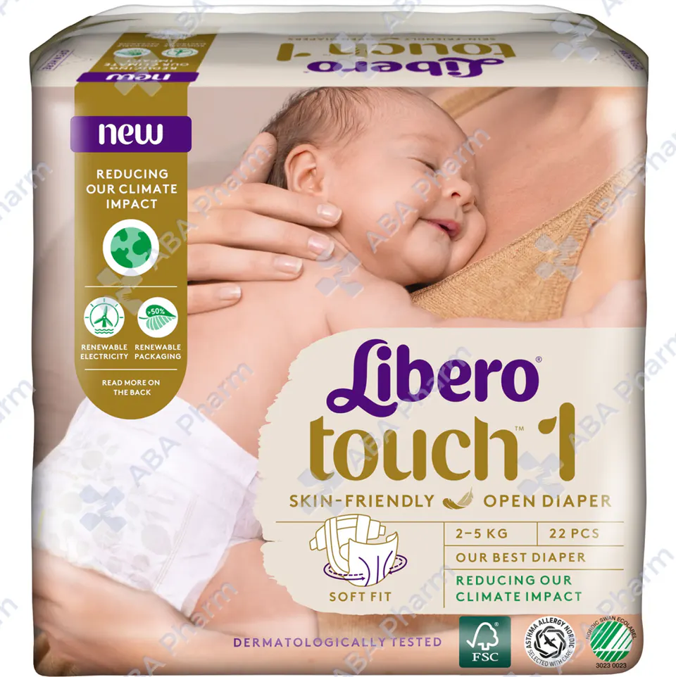 Diapers  Libero touch N1 2-5kg №22