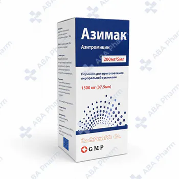 Азимак пор-к д/приг. сусп. 200мг/5мл 37,5мл №1