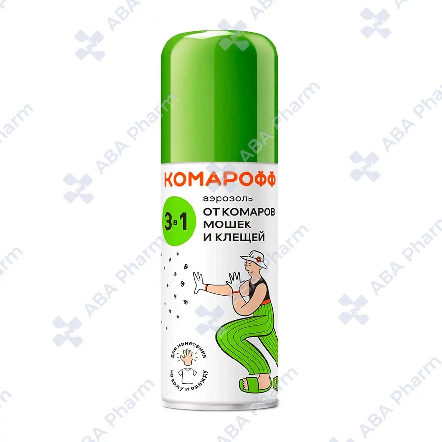 Комарофф крем аерозоль 3в1 100мл №1