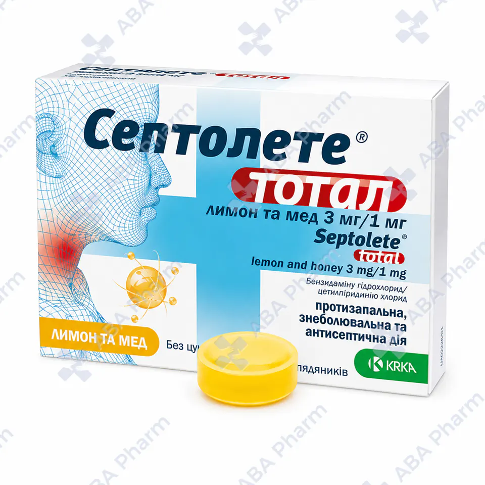 Septolete Total lozenges honey lemon №16
