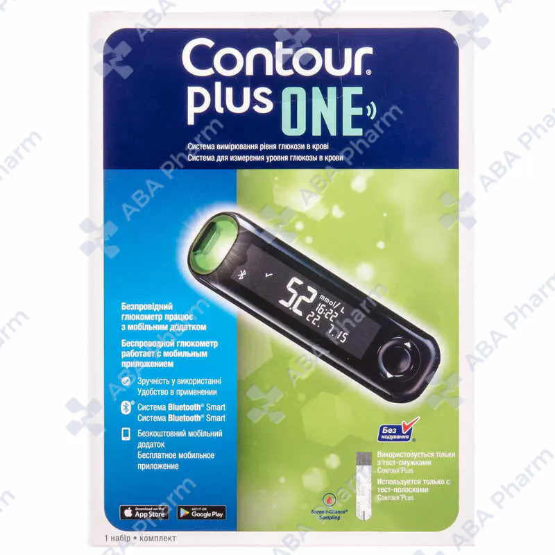 Глюкометр Контур плюс оне + стрип х50 №1