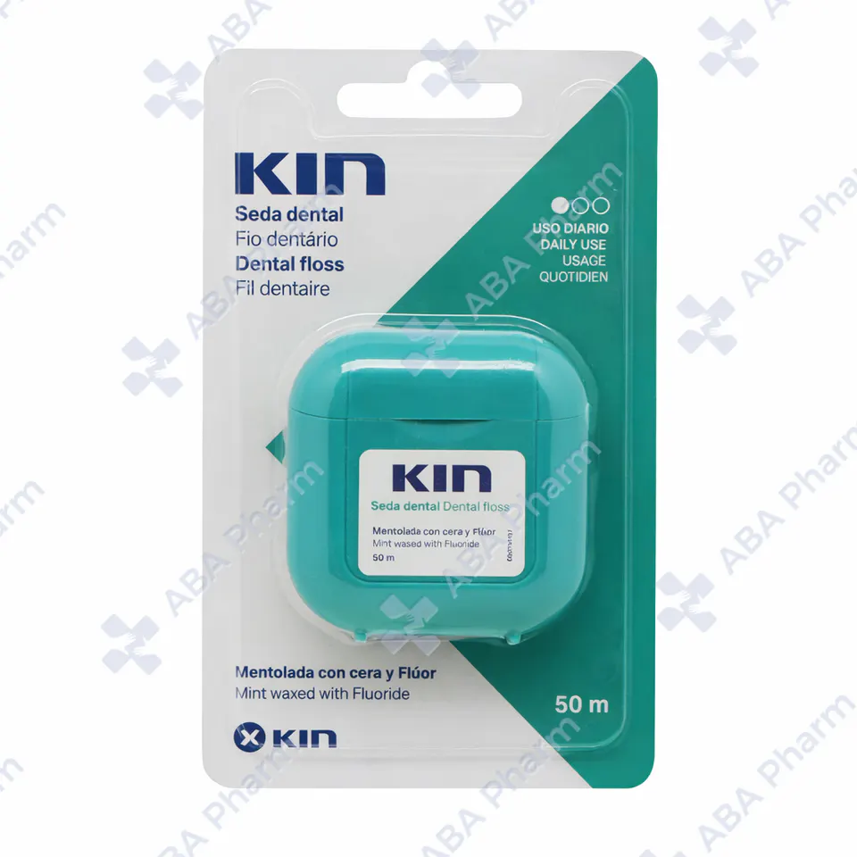 Зубная нить Кин мята с ваксом 50м (8959/6125) №1