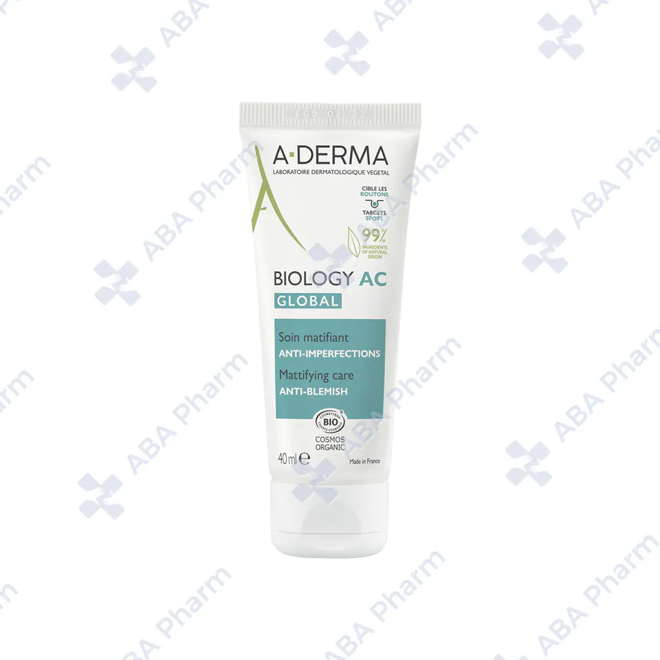 A-Derma Biology AC Global cream anti blemish mattiffying 40ml 251436 №1