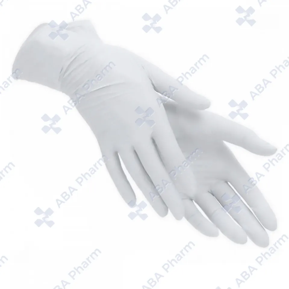 Orange Latex Gloves with Talc XS №100