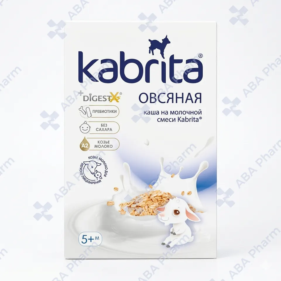 Кабрита м/к овсяная на козьем молоке с 5мес. 180г №1