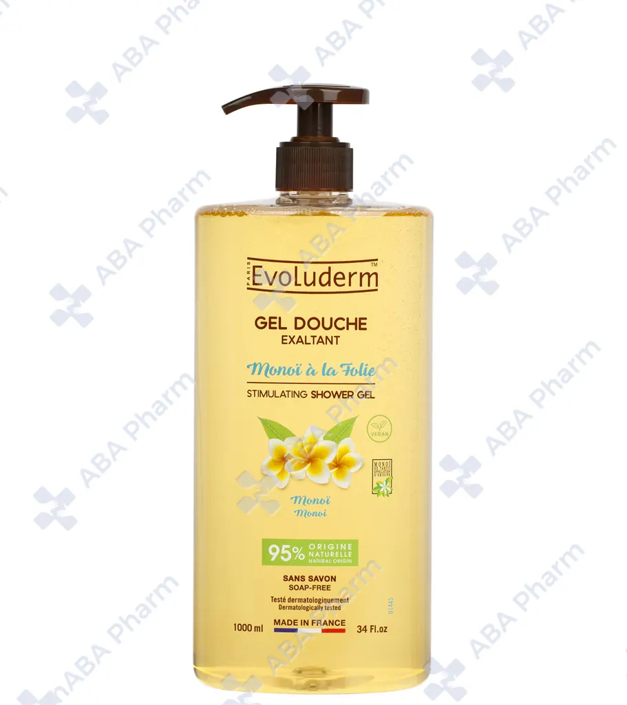 Evoluderm Monoi a la Folie Stimulating Shower Gel 1000ml №1