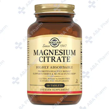 Magnesium citrate tabs 200mg Solgar №60