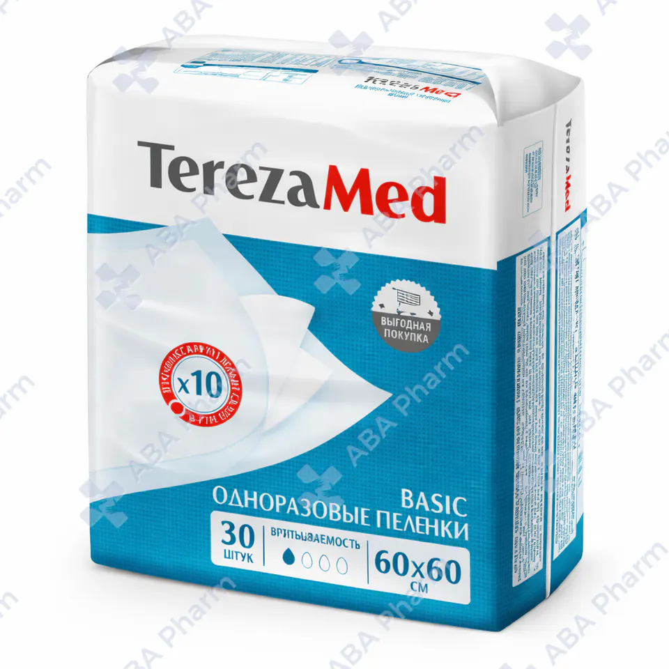 Простынь ТерезаМед бэйсик 60x60см №30
