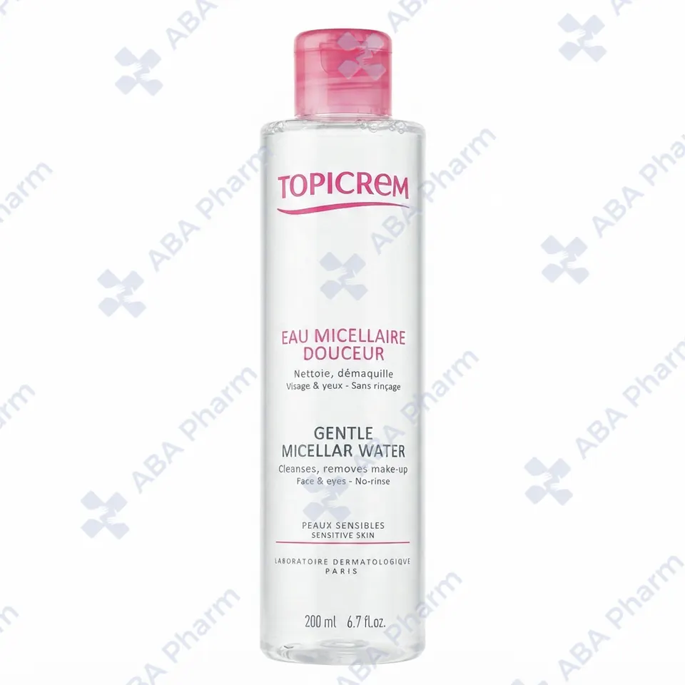 Topicrem micellar water, cleanses and removes make up sensitive skin and eyes 200ml №1