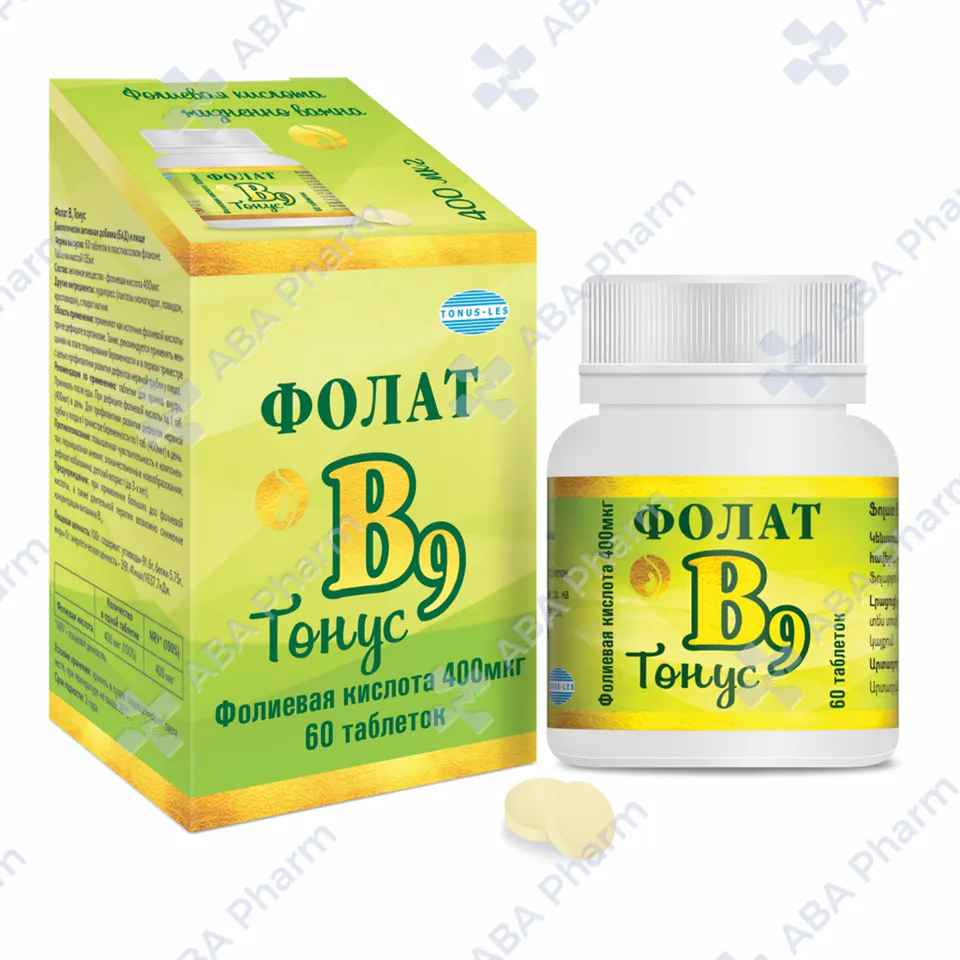 Folat B9 Tonus tablets 400mcg №60