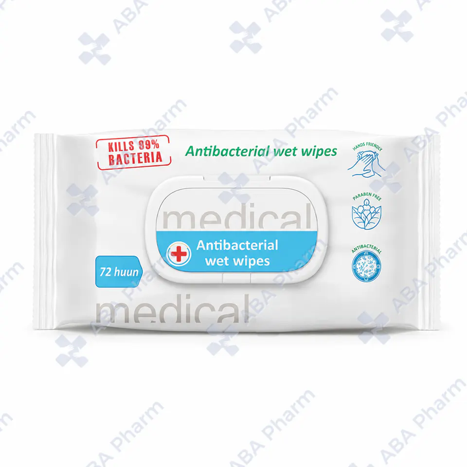 Silk Soft Medical Wet Wipes x72 №1