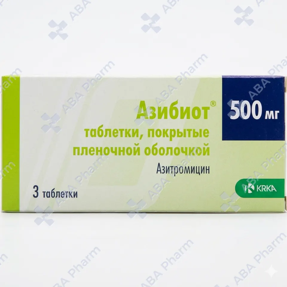 Азибиот таб. 500мг №3