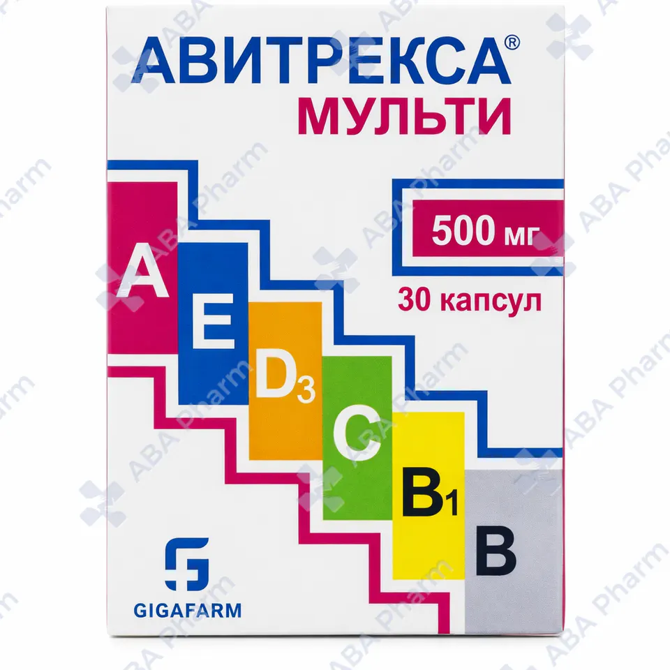 Авитрекса Мульти 500мг капс №30