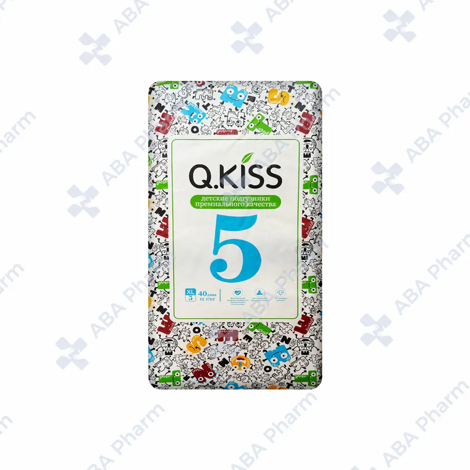 Подгузник Кью Кисс N5 XL 12-17кг №40