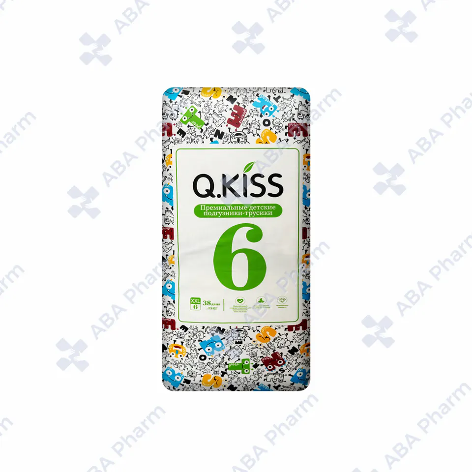 Подгузник Трусы Кью Кисс N6 XXL <15кг №38