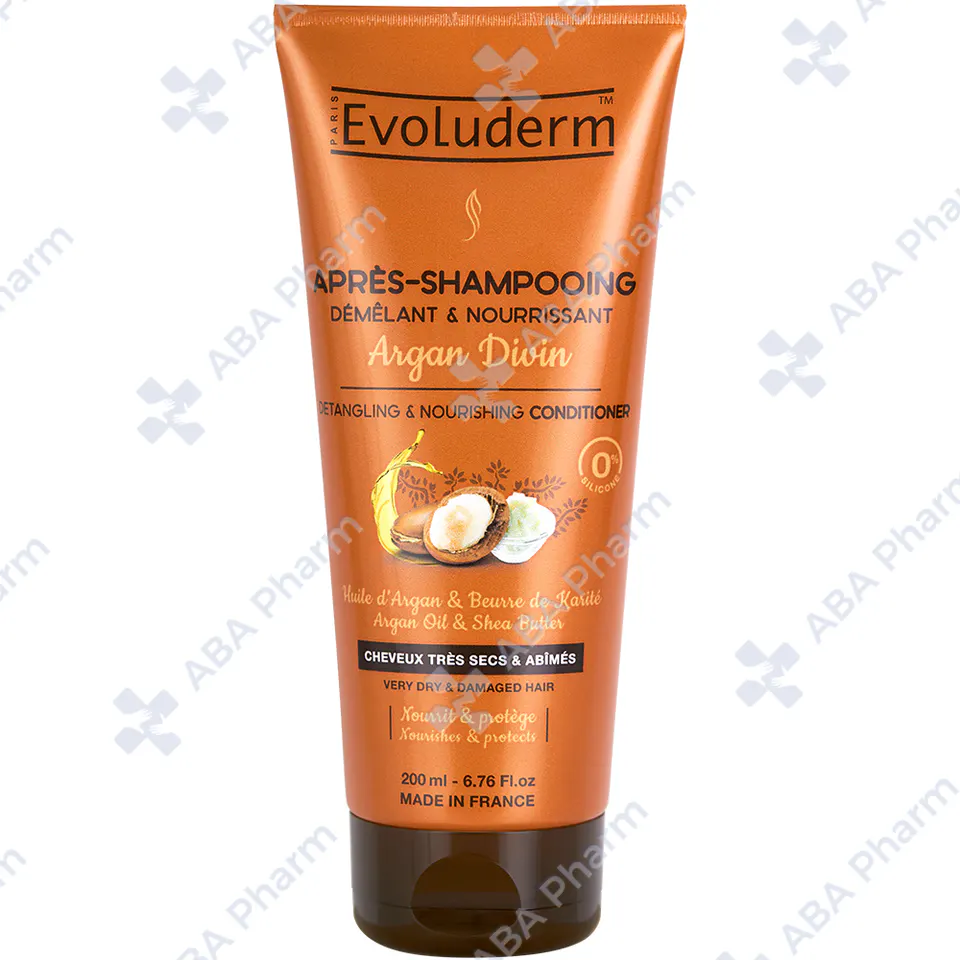 Evoluderm Argan Divin Detangling & Nourishing Conditioner 200ml №1